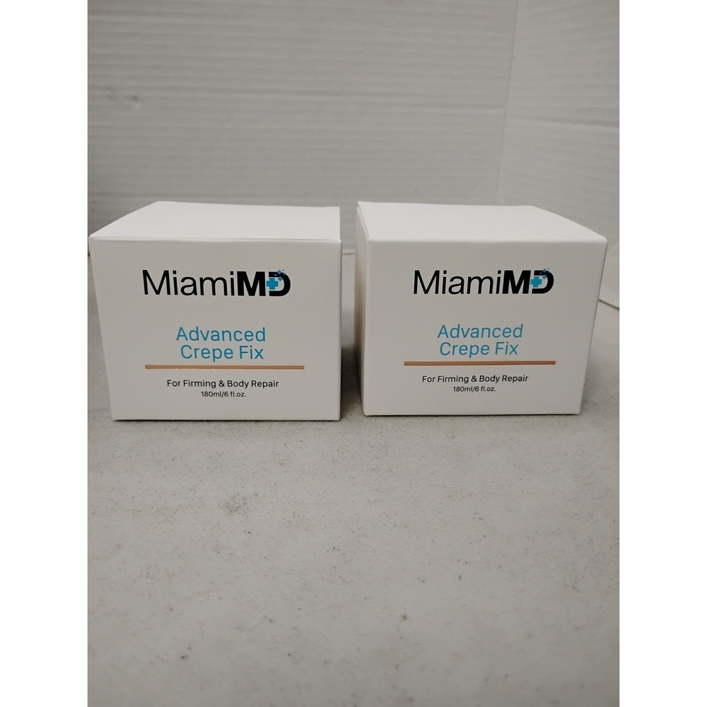 TWO-MiamiMD Miami MD ADVANCED CREPE FIX-For Firming & Body Repair-180ml/6oz-READ